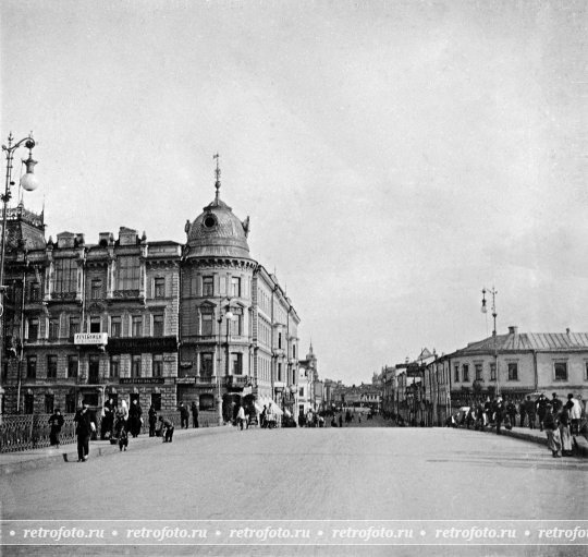 Старый Москворецкий мост, вид на Балчуг, 1910-е годы