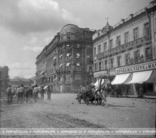 Гостиница "Националь", Моисеевская площадь, 1910-е годы