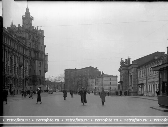 Тургеневская площадь и Сретенский бульвар, 1930-е годы