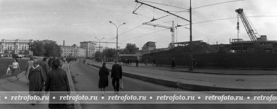 Москва, площадь Павелецкого вокзала, Зацепская площадь, начало 1980-х
