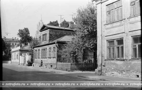 Переулки в районе Нового Арбата, 1950-е годы