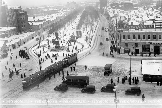 Тверской бульвар, 1920-е годы.