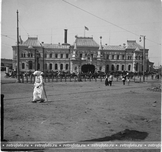 Брестский (Белорусский) вокзал, 1900-е годы.