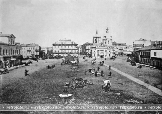 Москва, Арбатская площадь, 1890-е годы.