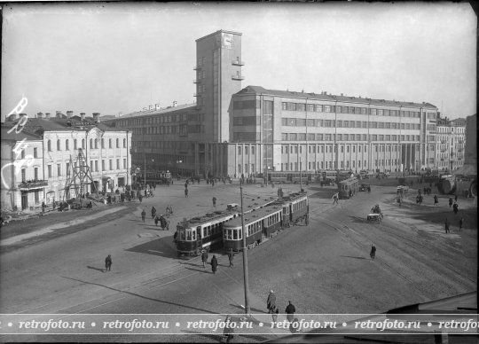 Площадь Красных ворот, 1930-е годы.