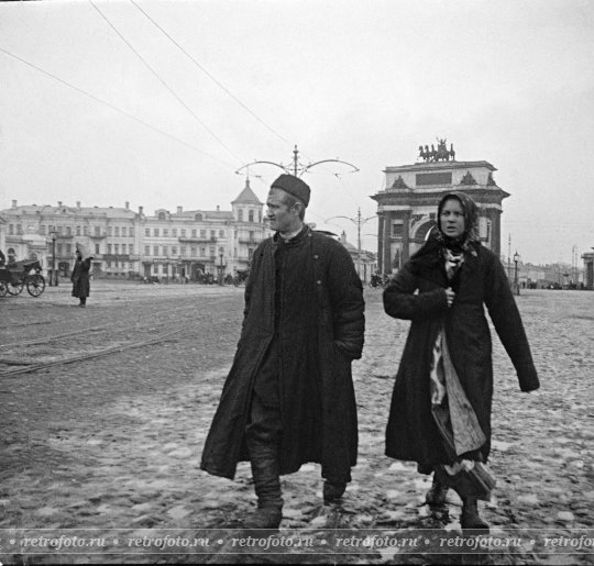 Москва, площадь Тверской заставы, 1900-е годы