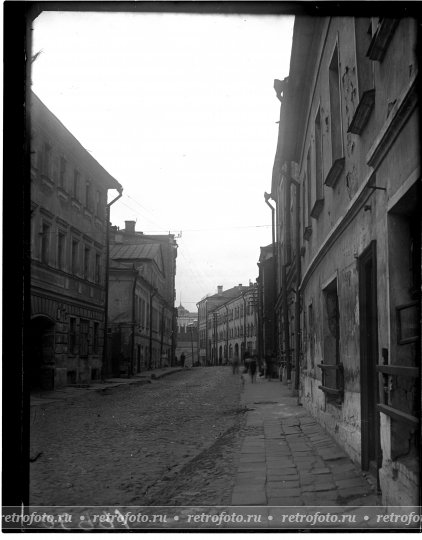 Москва, Зарядье, Мокринский переулок, 1930-е годы
