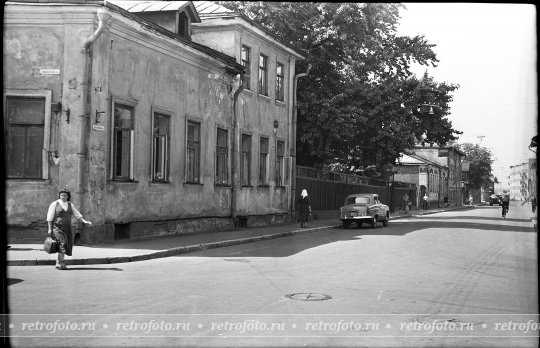 Москва, Кречетниковский переулок, 1950-е годы