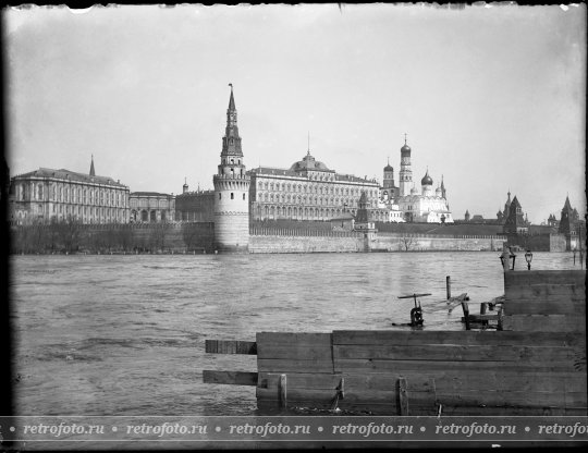 Москва-река, наводнение, возможно 1908 год