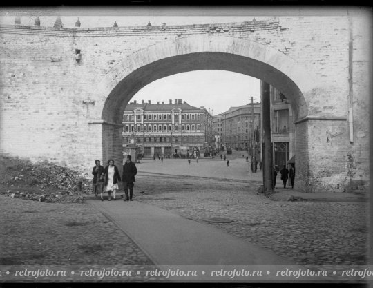 Москва, Варварка до сноса китайгородской стены, 1920-е годы