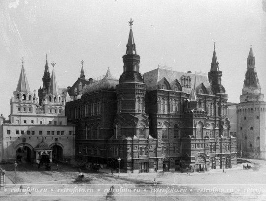 Москва, площадь Воскресенских ворот, 1900-е годы.
