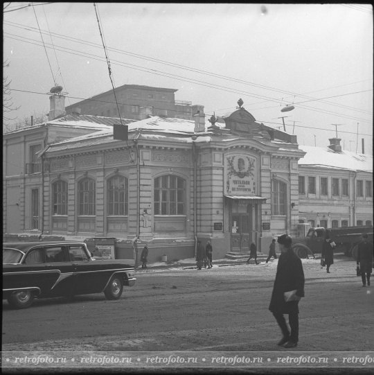 Москва, Тургеневская площадь, 1970-е годы.