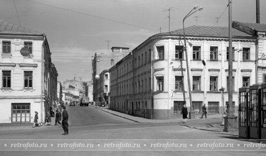 Трубная ул. от Трубной площади. 1960-е годы