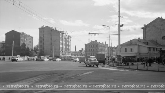 Ленинский просп. от Садов. кольца. 60-е гг.