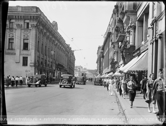 Москва, Тверская улица, 1930е годы