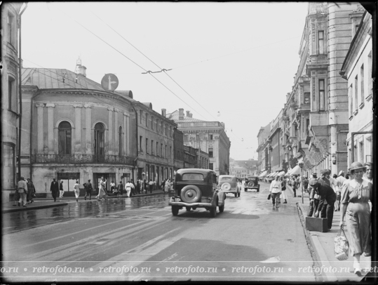 Москва, Тверская улица, 1930е годы