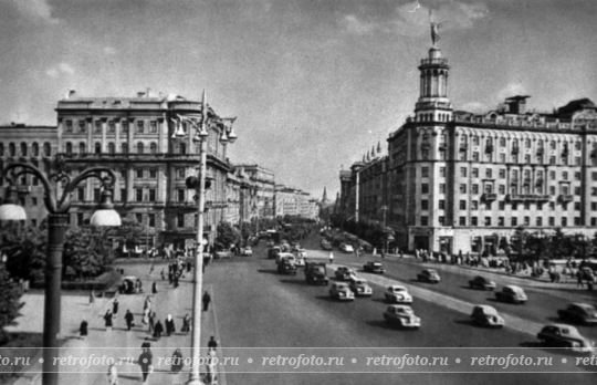 Пушкинская площадь, Москва, 1950-е годы